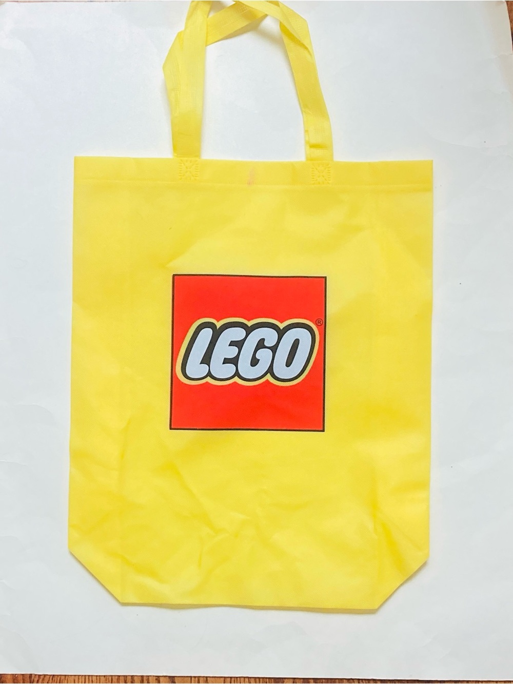 Lego Yellow Tote Bag with Red Logo